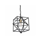 Artcraft Roxton AC11201 Matte Black Harvest Brass Pendant