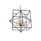 Artcraft Roxton AC11202 12-Lights Matte Black Harvest Brass 60W Chandelier