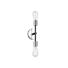 Artcraft Truro AC11256NB 2 Lights Black and Brushed Brass 60W Wall Mount