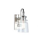 Artcraft Castara AC11591PN 1-Light Polished Nickel 100W LED Wall Mount