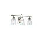 Artcraft Castara AC11593PN 3-Lights Polished Nickel 100W LED Wall Mount