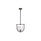 Artcraft Cheshire AC11741BB 60W Brass Pendant