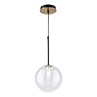 Artcraft Aurelia AC11761VB 1-Light 40W Matte Black Pendant