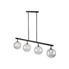 Artcraft Aurelia AC11764VB 4-Lights 160W Matte Black Island Pendant