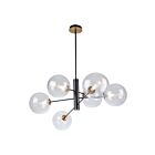 Artcraft Aurelia AC11766VB 6-Lights 40W Matte Black Chandelier