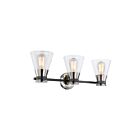 Artcraft AC11803NB Kanata 3-Lights 180W Black Bath Light