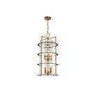 Artcraft AC11818BB Burford 8-Lights 320W Brushed Brass Pendant