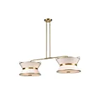 Artcraft AC11834BB 8-Lights 320W Brushed Brass Pendant