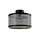 Artcraft AC11893SL Cora 24W Silver LED Semi Flush Mount