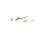 Artcraft AC11975BR Modena 50W Brushed Brass Semi Flush Mount