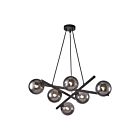 Artcraft Modena AC11976SM 60W Black Cord Chandelier
