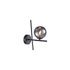 Artcraft AC11977SM Modena 1-Light 10W Black Indoor Wall Light