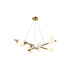 Artcraft AC11979BR Modena 90W 9-Lights Brushed Brass LED Chandelier
