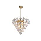 Artcraft AC11994LU Globo 520W 13-Lights Brushed Brass LED Chandelier