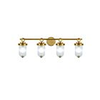 Artcraft AC12024BR Myla 240W Vintage Brass Bathroom Vanity Light