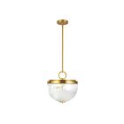 Artcraft AC12025BR Myla 120W Vintage Brass Pendant