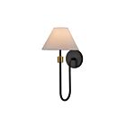 Artcraft AC12031BB Providence 60W Black and Brushed Brass Wall Sconce