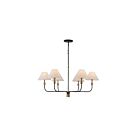 Artcraft AC12036BB Providence 360W Black and Brushed Brass Chandelier