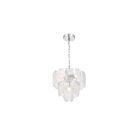 Artcraft AC12051CR Bianca 200W Polished Nickel and Crystalline Chandelier