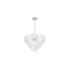 Artcraft AC12052CR Bianca 480W Polished Nickel and Crystalline Chandelier
