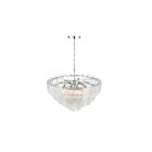 Artcraft AC12053CR Bianca 760W Polished Nickel and Crystalline Chandelier