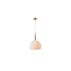 Artcraft AC12110BR Kate 60W Brushed Brass Pendant