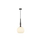 Artcraft AC12110GR Kate 1-Light 60W  Black and Brushed Brass Pendant