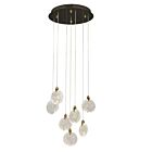 Artcraft AC12152BB Sno flake 35W Satin Brass Chandelier