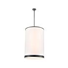 Artcraft AC12166BK High Street 320W Black Chandelier