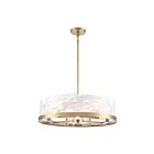 Artcraft AC12176BR Skye 360W Brass Chandelier