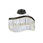 Artcraft AC12206BK Jules 21W Black Chandelier