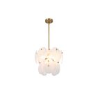 Artcraft AC12210BR Lily 240W Brushed Brass Pendant