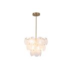Artcraft AC12211BR Lily 480W Brushed Brass Chandelier
