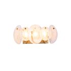Artcraft AC12213BR Lily 180W Brushed Brass Bathroom Vanity Light