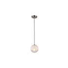 Artcraft AC12241SN Moonlight 1-Light 40W Satin Nickel Pendant