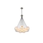Artcraft AC12242SN Moonlight 12-Lights 480W Satin Nickel Pendant