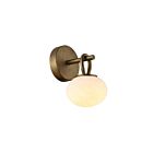 Artcraft AC12251LB Velora 1-Light 4.5W Legacy Brass LED Bathroom Vanity Light