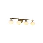 Artcraft AC12254LB Velora 4-Lights 18W Legacy Brass LED Bathroom Vanity Light
