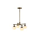 Artcraft AC12256LB Velora 4-Lights 18W Legacy Brass LED Pendant