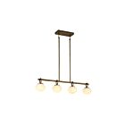 Artcraft AC12257LB Velora 4-Lights 18W Legacy Brass LED Pendant