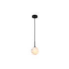 Artcraft AC12280BK Nightfall 1-Light 40W Black Pendant