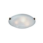 Artcraft Clip Flush AC2351SPBN 2 Lights Brushed Nickel 60W Flush Mount