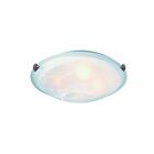 Artcraft Clip Flush AC2352SPBN Brushed Nickel 60W Flush Mount