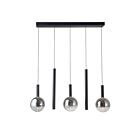 Artcraft AC5006BK Modella 5-Lights 25W Black LED Chandelier