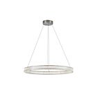Artcraft AC5052BN Chevron 60W Brushed Nickel LED Pendant