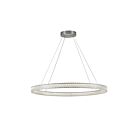 Artcraft AC5053BN Chevron 80W Brushed Nickel LED Pendant