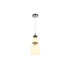 Artcraft AC5071SN Strata 1-Light 12W Satin Nickel LED Pendant