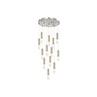 Artcraft AC5104BN Zara 13-Lights 559W Satin Nickel LED Pendant