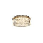 Artcraft AC5134PN Alya 1-Light 17W Polished Nickel LED Flush Mount