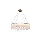 Artcraft AC6121LB Roselle 1-Light 61W Black and Brushed Brass LED Pendant